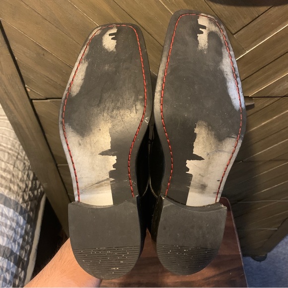 Kenneth Cole New York Mens Black Leather Dress Shoes Size 8.5 - Picture 10 of 10